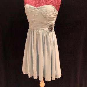 MM Couture Strapless Cocktail Dress, M